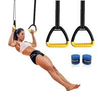 Anillo De Gimnasia Anillos de Gimnasia con Correas Ajustables for Adultos y niños, Entrenamiento de Fuerza de Cuerpo Completo, dominadas, Ejercicio físico Aros De Gimnasia (Color : 2.5m-Folded Length