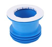 Anillo de goma para inodoro, sello de goma Anillo de sellado para tubería de drenaje, sello para asiento de inodoro Anillo para taza de inodoro Anillo de goma blanda, para gas de inodoro(Azul)