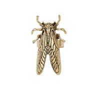 Anillo de insecto ajustable escarabajo, mariposa, anillo ancho, envolvente, cómodo, bisutería creativa, para mujer, hombre, regalo único, vacaciones, Navidad, cumpleaños, Adjustable, Metal, Ninguna