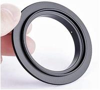 Anillo de inversión macro de 55 mm, adaptador de lente inversa compatible con Nikon D850 D800 D7580 D810 D6 D5 D4 D5500 D5200 D5300 D750