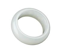 Anillo de Jade Anillo Anillo de Jade Anillo de Jade Blanco Modelos Masculinos y Femeninos (Size : Inner diameter17mm)