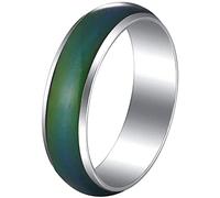 Anillo de joyería de boda para el día de San Valentín, accesorios de joyería, unisex, banda que cambia de color, emociones, estado de ánimo, temperatura, anillo de regalo, en caja de regalo. Útil