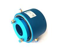 Anillo de lijado de aire hueco, anillo de deslizamiento de aire, 2 vías, diente de 1 minuto, ajustable, 360 grados de aire ilimitado y electricidad (15 mm de agujero medio - 2 vías de 1 punto)