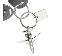 Anillo de llave de viaje - Colgante de modelo de avión de aviación, elegante llavero en coche 3D | Regalo de seguridad con mosca único para viajeros, llavero decorativo, recuerdo