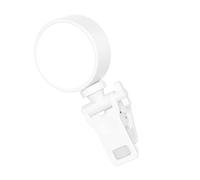 Anillo de luz con clip, Anillo luminoso con clip para computadora portátil,Luz de transmisión LED | Luz de videoconferencia con modo de luz ajustable, luz para selfies de 6 pulgadas para trabajo
