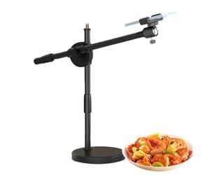 Anillo de luz: iluminación de Video aéreo con Brazo articulado, Soporte telefónico Estable | Solución Ideal para transmisión en, lecciones en línea, Videos creativos o Redes sociales