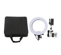 Anillo de luz LED para grabación de vídeo, luz RGB bicolor regulable con control por aplicación, modo de ritmo musical, mando a distancia