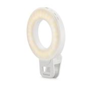 Anillo de luz led togo con clip para teléfono móvil, recargable, 3 m