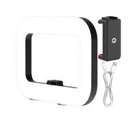Anillo de luz para fotografía | Estabilizador De Luz De Llenado Para Grabación Video - Ergonómico Manual LED Anillo Luz para Transmisión en Vivo, Fotografía de Producto, Pintura de la Cara