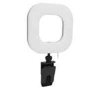 Anillo de Luz para Selfies para Transmisión en, Videoconferencia de Maquillaje, Luz de Video con Clip para Monitor de Computadora Portátil con Soporte para Trípode con 10