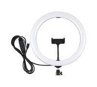 Anillo de luz PULUZ con soporte para móvil 160 LEDs ajustables USB-C