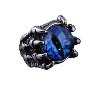 anillo de mal de | Claw Eye Biker Jewelry Dragon Eagle Claw Punk Eye Ring,Anillo de Punk con apertura ajustable gótico Vintage Biker Jewelry, anillo de de garra de águila dragón para fiesta de disfrac