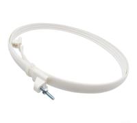 Anillo de Malla para Ventilador 12-18 Pulgadas, Bobina Plástica PP para Rejilla de Seguridad, para ajuste Suelo Pared para mesa, Repuesto Negro (14127.5cm White)