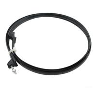 Anillo de Malla para Ventilador 12-18 Pulgadas, Bobina Plástica PP para Rejilla de Seguridad, para ajuste Suelo Pared para mesa, Repuesto Negro (18156cm Black)