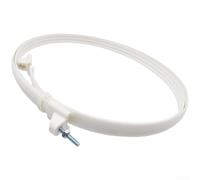 Anillo de Malla para Ventilador 12-18 Pulgadas, Bobina Plástica PP para Rejilla de Seguridad, para ajuste Suelo Pared para mesa, Repuesto Negro (Large 16139cm White)