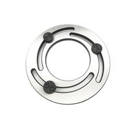 Anillo de mandíbula suave ajustable de 4 a 15 pulgadas, portabrocas hidráulico de tres mandíbulas con recortadora de mandíbulas, 15 pulgadas (30.5 cm tres mandíbulas)