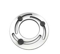 Anillo de mandrinar para mordazas, Mandril hidráulico de alta precisión, garra, recortadora, forma suave, anillo multitamaño, dureza, dispositivo perforación(8 Inch D)