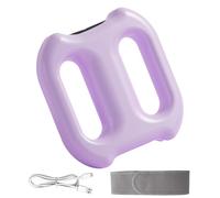Anillo de masaje de tejido profundo, herramienta de liberación de fascia de 5 velocidades, 5.5 x 5.3 x 1.57 pulgadas, rodillo muscular inalámbrico con cinturón ajustable para recuperación de piernas