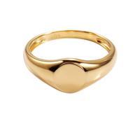 Anillo de mejor amiga, anillos bohemios para mujer, oro amarillo pulido, regalos únicos, T 1/2, Oro amarillo de 14 quilates, Sin piedra preciosa