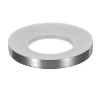 Anillo de Montaje para Fregadero sobre Encimera de Aleación de Zinc | Elevador Redondo de 7,8mm, Acabado Cepillado Mate, para Lavabos de Vidrio en Encimeras y Tocadores