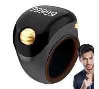 Anillo de mostrador, contador de dedo electrónico - Digital Tally Counter Finger con pantalla electrónica,Ayuda de conteo de cuentas de oración, herramienta de conteo manual para golf, productos, vuel