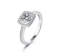 Anillo de mujeres Pure 925 Sterling Silver Ring Flower Luxury For Women Jewely Fine Handmake Enamelo