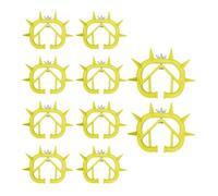 Anillo de nariz de destete de ternera - 10 piezas herramienta anti-succión para ganado | Gran accesorio agrícola, anillos de destete para terneros para uso profesional, diseño sostenible para gestión