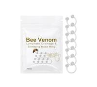 Anillo de nariz de drenaje linfático y adelgazante de veneno de abeja para todos (7 unidades)