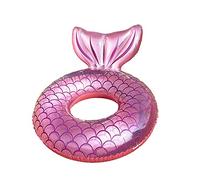 Anillo de natación grueso de PVC con patrón de sirena, anillo de natación circular para axilas