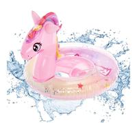 Anillo de Natación Inflable para Bebé, Anillo De Natación para Bebés, Anillo de Natación Inflable Unicornio con Doble asa, Flotador Bebé, Piscina Hinchables Niños Flotadores, Anillo Bebe Piscina