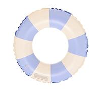 Anillo de natación Inflable, Vintage a Rayas Flotador Inflable, Flotadores de Piscina Flotante Anillo de Goma Flotante, para Piscinas de Verano y Playa para Adultos y Niños (Azul)