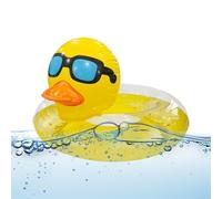 Anillo de natación para piscina, manguera de natación, juguete de agua | Anillo de natación inflable con forma de pato de lentejuelas para niños, adultos, adolescentes, niñas, verano, viajes