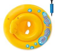 Anillo de natación salvavidas para recién nacido, hinchables doble Airbag anillo piscina salvavidas para niños recién nacidos 6-36 meses