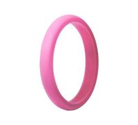 Anillo de oro rosa para mujer, ajustable, 2,7 mm, nuevo anillo de silicona para hombres y mujeres, anillo de silicona, anillo de pareja, D, Gel de sílice, Sin piedras preciosas