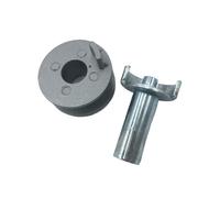 Anillo de paraguas, funda de base de mesa, 3.35 x 1.85 x 1.85 pulgadas, diseño de adaptador estabilizador y función de cubierta de repuesto, accesorio de poste para playa, bar, exterior, sombras