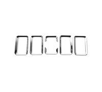 Anillo De Parrilla Delantera Insertos Carreras Cubierta Embellecedora Para Suzuki Para Jimny JB74 2019 2020 2021 2022 2023 2024 Rejillas Parrillas(Chrome)