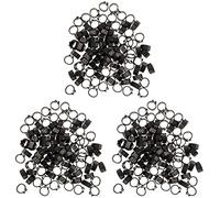 Anillo de piernas de pájaro, Anillas for Identificación De Aves Pack De 100 Multicolor 1,3x1,3 cm(Redx2pcs,1.3X1.3CMx3pcs)