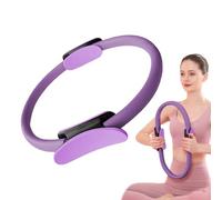 Anillo de pilates - 38 cm Yoga Magic Fitness Circle Pilates anillo para mujer para tonificar muslos, brazos y núcleo interno (morado)