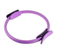 Anillo de Pilates con Mango cómodo, Anillo de Entrenamiento Deportivo Duradero Antideslizante para Mujeres, círculo de Resistencia cinética de Fitness, círculo de Yoga (Morado)