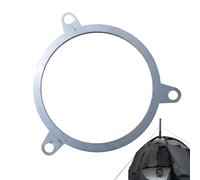 Anillo de pinza para chimenea | Soporte de acero inoxidable - Accesorio portátil para todos los diámetros exteriores de 2,4 o 2,8 pulgadas, fijar la abrazadera para proteger contra fuertes vientos y