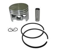 Anillo de pistón de 44mm, Kit de 1,5mm de espesor compatible con ForS = TIHL 026 MS260, reparación de Motor de motosierra, reemplazo de pieza de Motor 1121 030 2001(2 x Piston Kits)