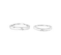 Anillo de plata 925 para mujer, anillo ajustable para hombre, plata, nudo ajustable, ideas de regalos para mujer, Ajustable, Plata 925/1000, No Gemstone