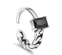 Anillo de plata 925 vintage para hombre y mujer, anillo de marcasita, anillo de piedra, anillo de bisutería regalo, Plata