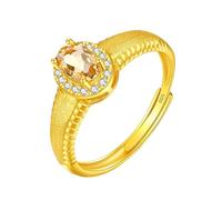 Anillo De Plata De Ley 925 Con Corte Ovalado Para Mujer, Anillo Grueso Con Piedras Preciosas Naturales, Chapado En Oro De 14 Quilates, Banda Cepillada Mate, Circonita Cúbica, Anillo De Compromiso D