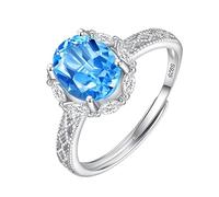 Anillo De Plata De Ley 925 Para Mujer, Banda De Filigrana De Encaje Vintage, Piedra Preciosa Natural, Diamante De Talla Ovalada Grande, Anillo De Boda, Circonita Cúbica Aaa, Banda De Compromiso, To