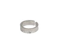 Anillo de plata de ley brillante con hielo versión coreana de la minoría, diseño retro - LJ0588