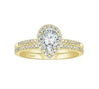 Anillo de plata de ley para mujer europea y americana, con personalidad creativa, exquisita circonita en forma de gota, American size 9