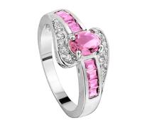Anillo de plata para el Día de la Madre, anillo de compromiso con piedra natal, anillo de compromiso para mujer, aniversario, boda, anillo de alambre de púas, 10, Aleación de aluminio, Sin piedras