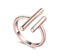 Anillo de plata S925 elegante y delicado con brillo y personalidad femenina, anillo abierto de aleación con apertura ajustable.