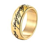 Anillo de poder para hombres y mujeres del Señor de los Anillos, Metal, no conocido